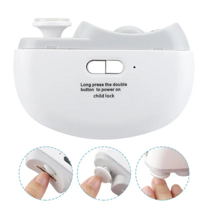 2 in 1 Multifunctional Electric Nail Clipper & Polisher