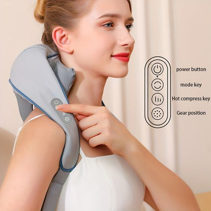 6D Adjustable Neck, Shoulder & Muscle Relaxation Massager