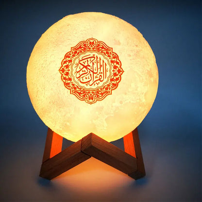 Quran & Moonlight Speaker with Colorful Touch LED