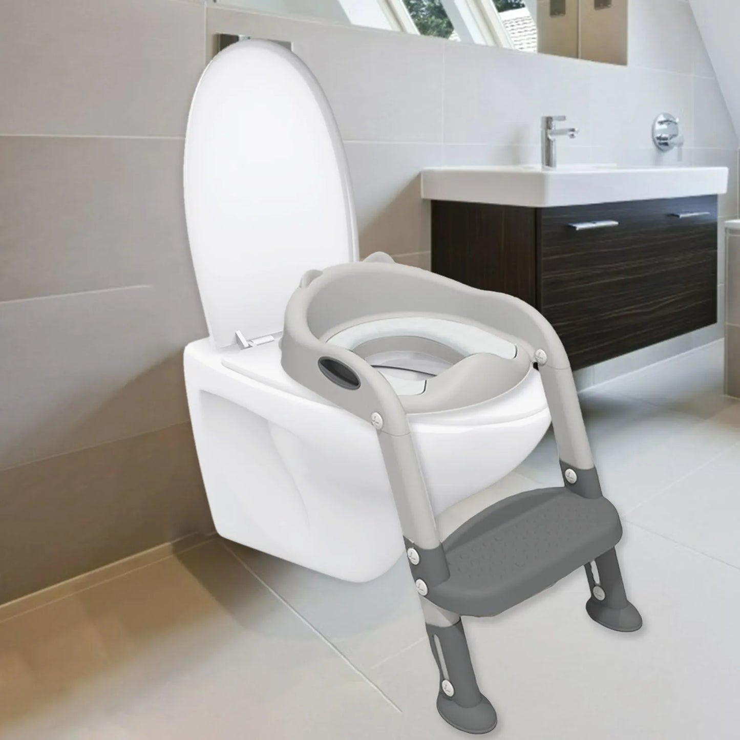 New Foldable Stepped Children's Toilet Ladder