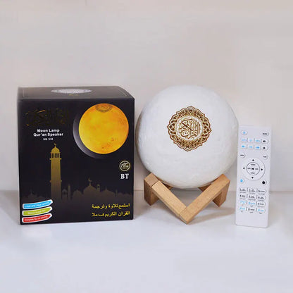 Quran & Moonlight Speaker with Colorful Touch LED