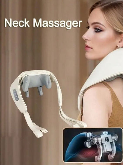 6D Adjustable Neck, Shoulder & Muscle Relaxation Massager