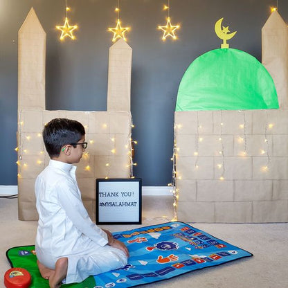 Islamic Salat Musallah for Children Worship with Electronic Digital Speaker Box